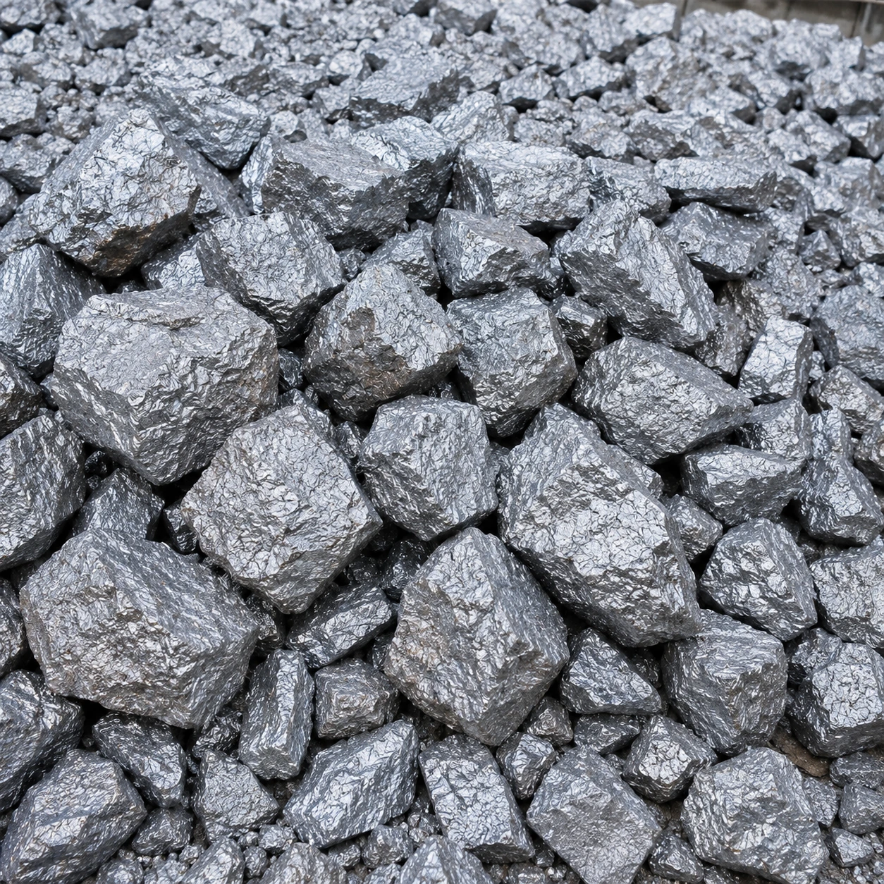 Aluminum ore representing raw aluminum used for WOODSHOW functional trim and support parts
