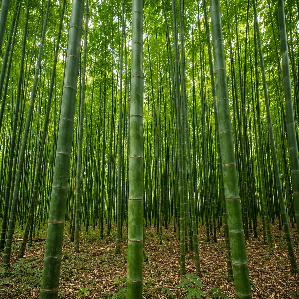Bamboo forest showing the natural raw bamboo source behind WOODSHOW product materials