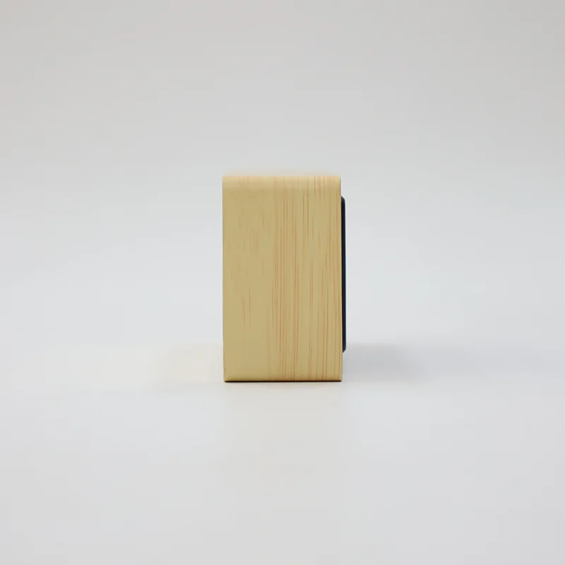 1299 Basic Bamboo LED Temperature Clock product view 3