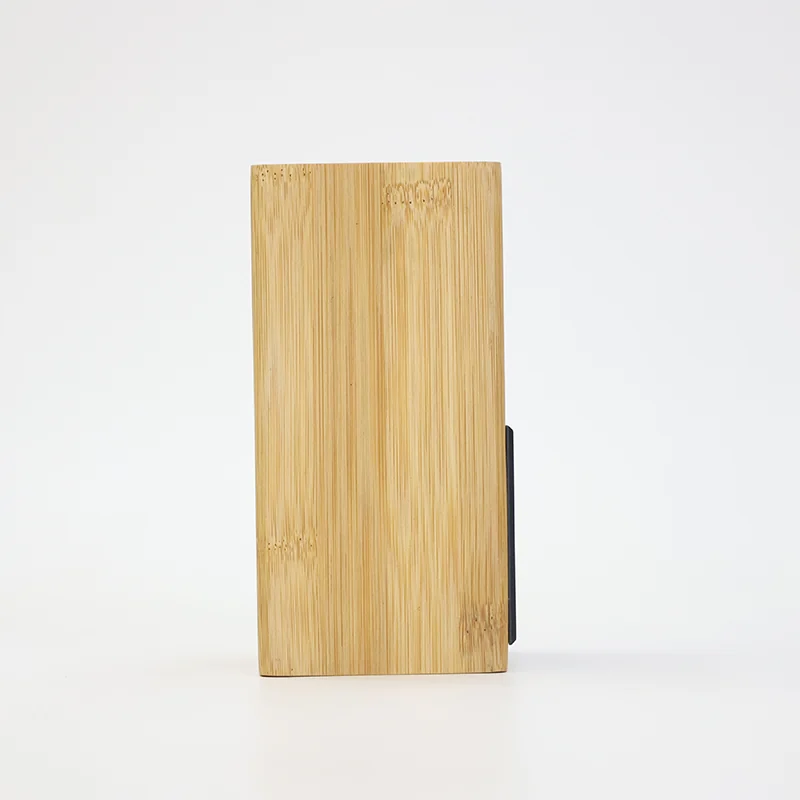 2020S Bamboo Vertical Pen Holder Clock product view 3