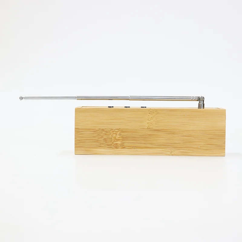 2609B Bamboo FM Radio Alarm Clock product view 5