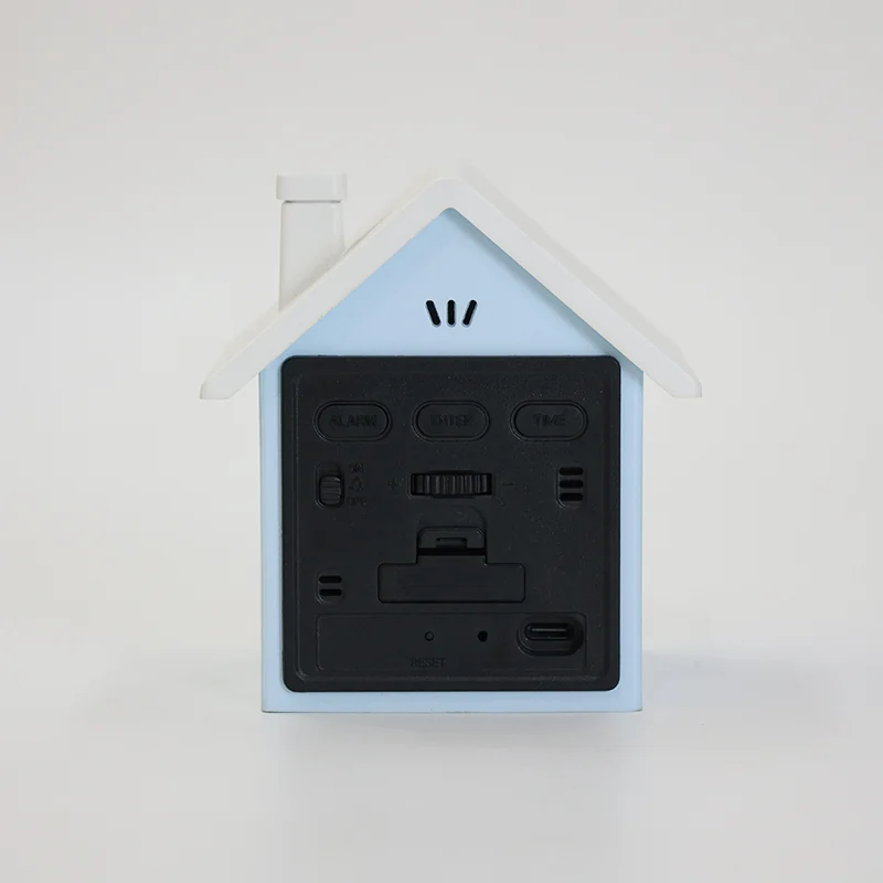 3012F Bamboo House Temperature Clock product view 4