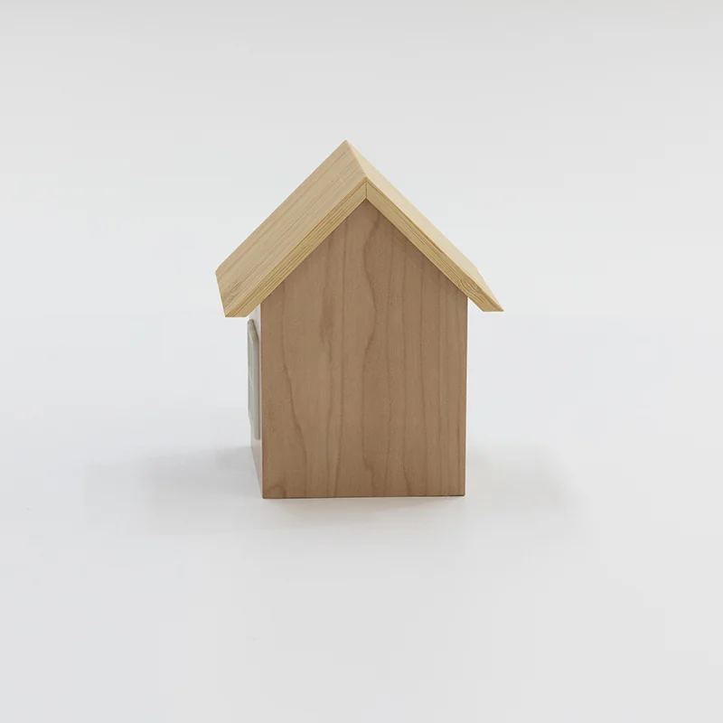 F003 Bamboo House Clock with Ambient Light product view 4