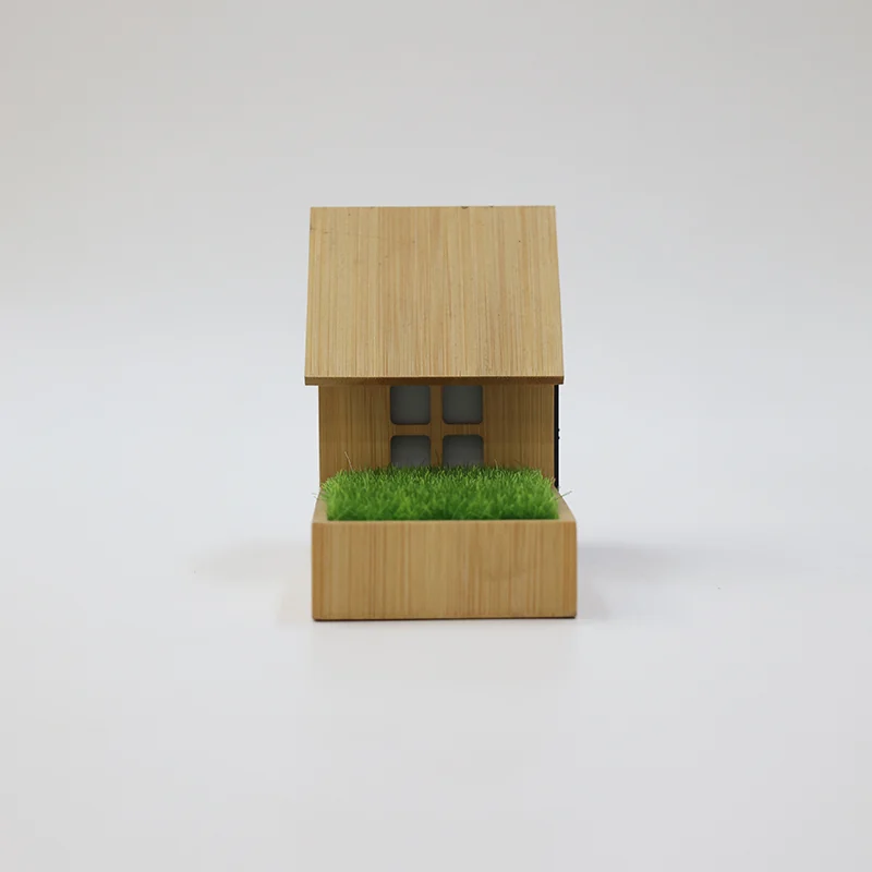 F101 Bamboo House Ambient Light Clock product view 3