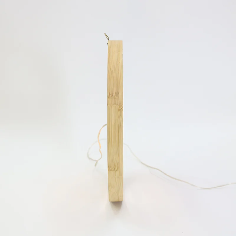 G218A Bamboo Fabric Wall Clock product view 4