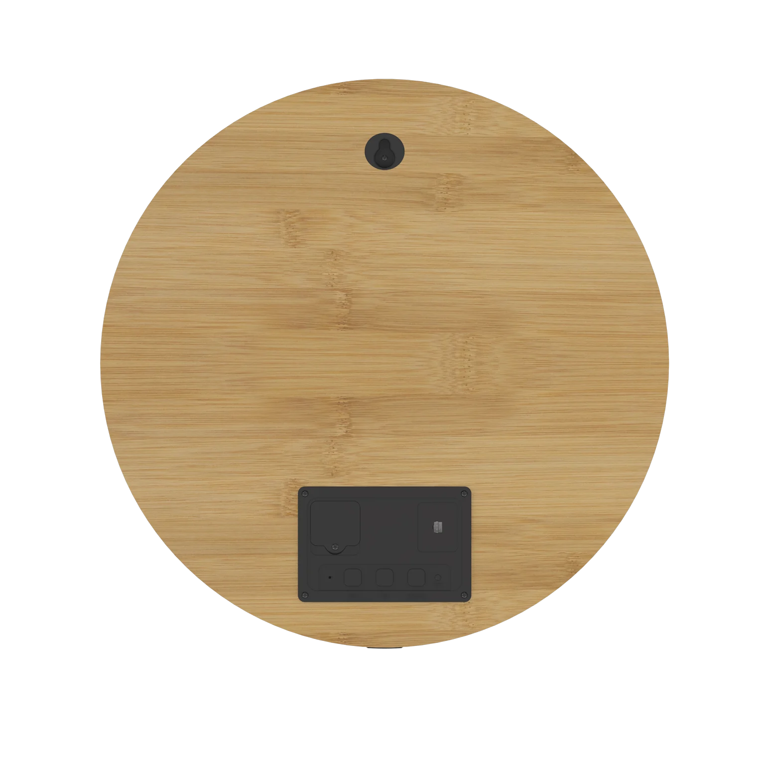 G218D Bamboo Round LED Wall Clock product view 3