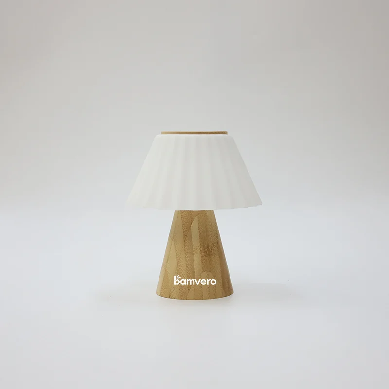T2631 Bamboo Pleated Table Lamp product view 2