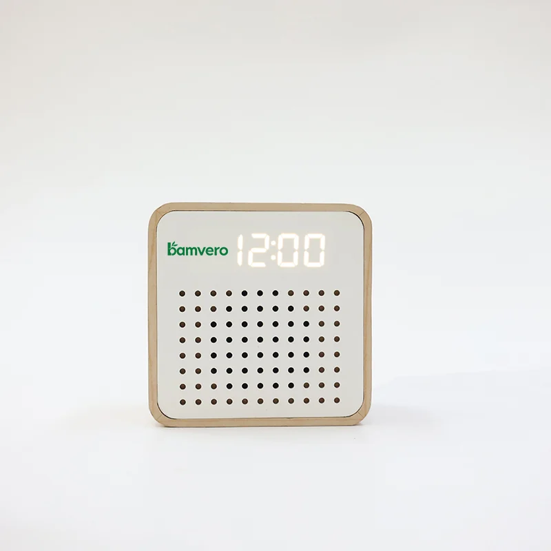 Y103 Bamboo Speaker Clock product view 2