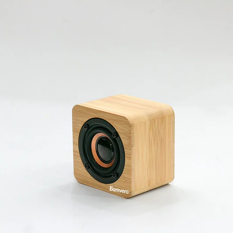 Y103N Bamboo Bluetooth Speaker Clock product view 3