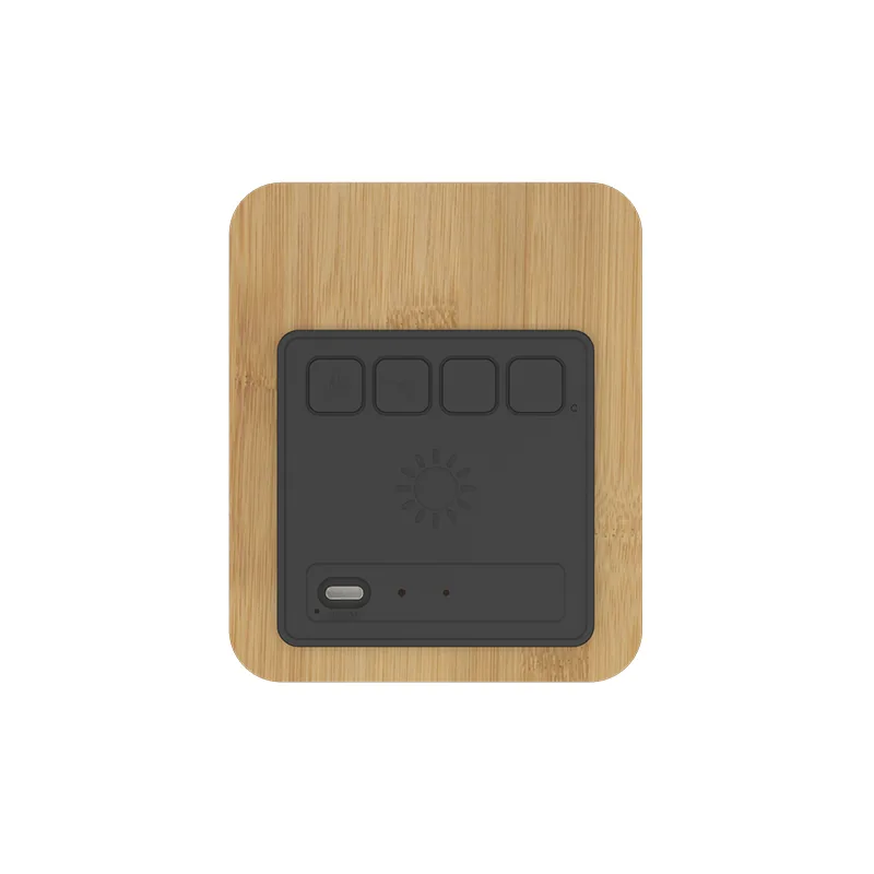 Y130-1 Bamboo Bluetooth Speaker Alarm Clock product view 5
