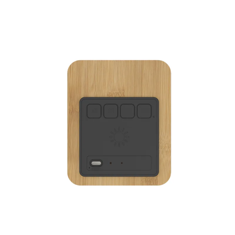Y130-2 Bamboo Bluetooth Speaker Alarm Clock product view 4